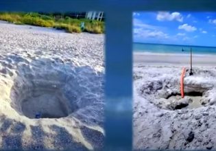 TikTok: Σε viral πρόκληση αποδίδονται οι μυστηριώδεις τρύπες σε παραλίες της Φλόριντα