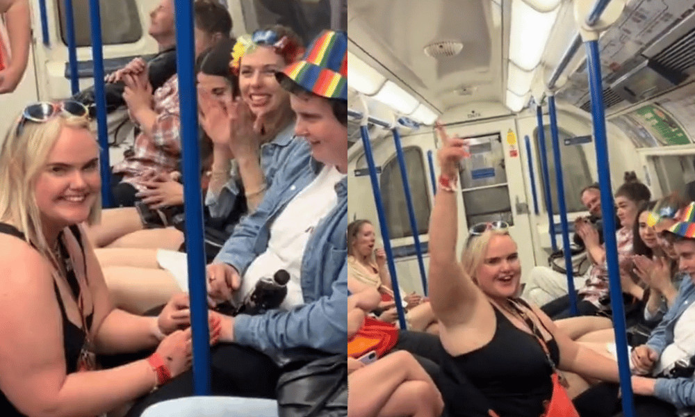 Λονδίνο: Queer ζευγάρι αρραβωνιάστηκε στο μετρό του Λονδίνου την ημέρα του Pride - Το άσχημο σχόλιο που δέχτηκε