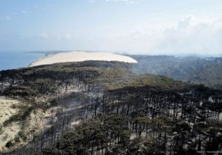 Γαλλία: Μεγάλη φωτιά στα νοτιοδυτικά – Εκκενώνονται χωριά