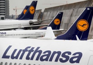 Γερμανία: Ακυρώνονται σχεδόν όλες οι πτήσεις της Lufthansa για την Τετάρτη λόγω απεργίας