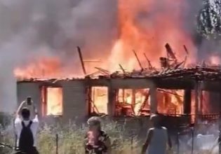 Φωτιά στον Ωρωπό: Σπίτι κάηκε ολοσχερώς
