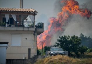 Ηλεία: Μαίνεται η φωτιά στα Κρέστενα – Επί τόπου ο Θεοδωρικάκος