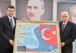 Τουρκικά ΜΜΕ: Μήνυμα Μπατσελί στην Ελλάδα ο χάρτης των Γκρίζων Λύκων
