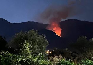 Θάσος: Σε ύφεση η φωτιά στη Λεύκη – 61 δασικές πυρκαγιές σε ένα 24ωρο