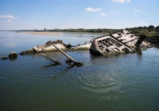 Κλιματική αλλαγή: Η στάθμη του Δούναβη έπεσε τόσο που εμφανίστηκαν γερμανικά πολεμικά πλοία του 1944