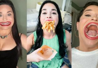 Αυτή η 31χρονη έχει το μεγαλύτερο στόμα στον κόσμο και έγινε viral – Μπήκε στο βιβλίο Γκίνες