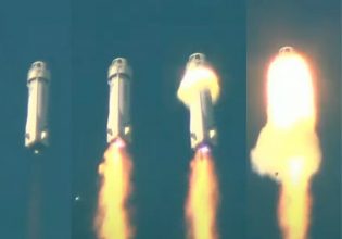 Blue Origin: Θεαματική αστοχία του πυραύλου που είχε μεταφέρει τον Τζεφ Μπέζος στο Διάστημα
