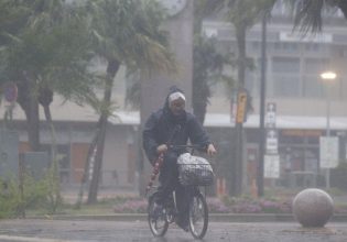 Ιαπωνία: Σε ειδικό συναγερμό ακραίου φαινομένου – Το αποτύπωμα του τυφώνα Νανμαντόλ από το Διάστημα