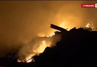 Θεσσαλονίκη: Μεγάλη φωτιά σε χωματερή στον Εύοσμο – Εμπρησμό καταγγέλλει ο δήμαρχος