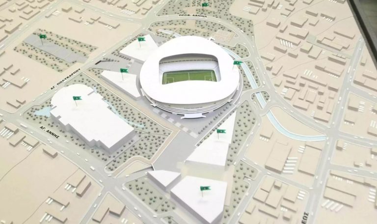 Panathinaikos Stadium: Reduced area and more greenery in Votanikos