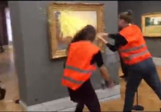 Μονέ: Ακτιβιστές πέταξαν πουρέ σε πίνακα του μεγάλου ζωγράφου στη Γερμανία
