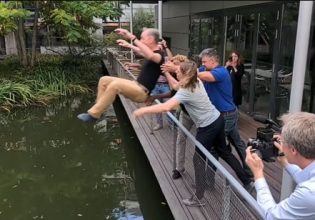 Νόμπελ Ιατρικής: Πέταξαν τον φετινό νικητή σε λίμνη για να το γιορτάσουν