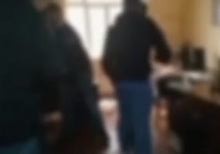 Ρουβίκωνας: Ντου στο γραφείο του δικαστικού επιμελητή που έκανε την έξωση στην Ιωάννα Κολοβού