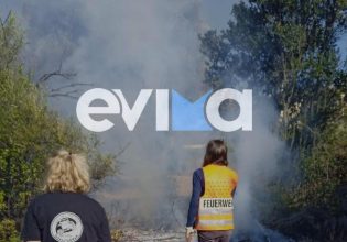 Εύβοια: Μεγάλη φωτιά κοντά σε ξενοδοχειακή μονάδα