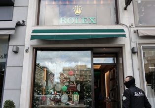 Armed robbery at Rolex outlet in central Athens