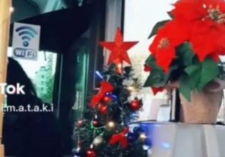Θεσσαλονίκη: Οδηγός του ΟΑΣΘ στόλισε το λεωφορείο του χριστουγεννιάτικα