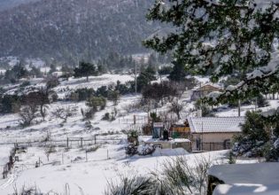 Κακοκαιρία «Μπάρμπαρα»: Νέο έκτακτο δελτίο – Πού θα χιονίσει τις επόμενες ώρες