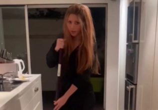 Σακίρα: Viral το βίντεο που τραγουδά «μπορεί να σκοτώσω τον πρώην μου» ενώ σφουγγαρίζει