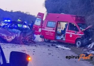 Ιωάννινα: Δύο νεκροί σε σύγκρουση ασθενοφόρου με αυτοκίνητο – Συγκλονιστικές εικόνες