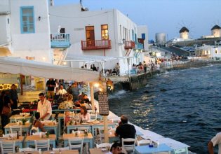 Hospitality sector turnover in Greece up by 62.6% in 2020, yoy; restaurant/eateries also up