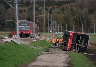 Ελβετία: Δύο εκτροχιασμοί τρένων στη Βέρνη – Αναφορές για τραυματίες