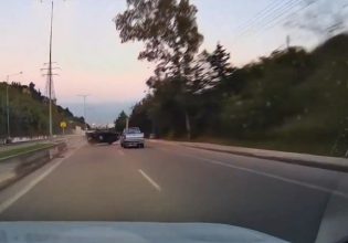 Πάτρα: Βίντεο ντοκουμέντο από το τροχαίο μετά από προσπέραση στην Πάτρα