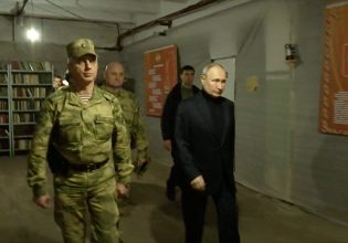 Πόλεμος στην Ουκρανία: Ο Πούτιν επισκέφθηκε Χερσώνα και Λουχάνσκ