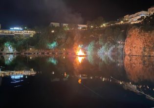 Το κάψιμο του Ιούδα στη λίμνη του Αγίου Νικολάου – Το βράδυ της Ανάστασης το ξεχωριστό έθιμο