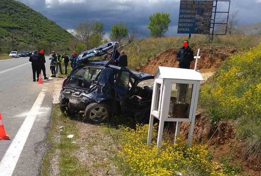 Τραγωδία στην Κοζάνη: Τροχαίο δυστύχημα με δύο νεκρούς [Εικόνες και βίντεο]
