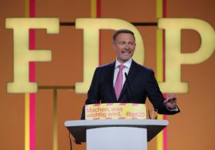 Γερμανία: Επανεξελέγη ο Λίντνερ πρόεδρος του Κόμματος των Φιλελευθέρων (FDP)