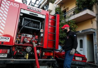 Φωτιά σε διαμέρισμα στο Περιστέρι – Απεγκλωβίστηκε ένα άτομο