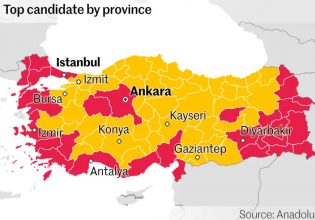 Εκλογές στην Τουρκία: Ο άκρως προκλητικός χάρτης της Le Monde