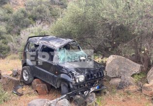 Οδηγός έπεσε σε γκρεμό 50 μέτρων στην Κρήτη – Πώς σώθηκε