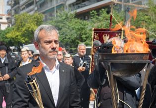 Άναψε η «Φλόγα της Μνήμης» στη Θεσσαλονίκη