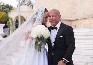 Ζαμπίδης – Ντάσιου: Παραμυθένιος γάμος για το ζευγάρι στη Γλυφάδα