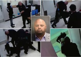 Αστυνομική βία στις ΗΠΑ: Χτυπούσε το κεφάλι μαύρου κρατούμενου στο πάτωμα – Σοκαριστικό βίντεο