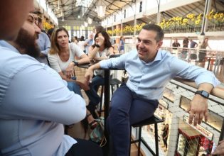 Στην αγορά Μοδιάνο της Θεσσαλονίκης ο Τσίπρας – «Οι πολίτες θα πάρουν αύριο τις σωστές αποφάσεις»