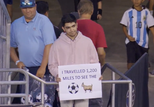 Καλά πήγε αυτό: Oπαδός ταξίδεψε 2.000 χιλιόμετρα για να δει τον Μέσι στο MLS αλλά εκείνος βρισκόταν στην Αργεντινή