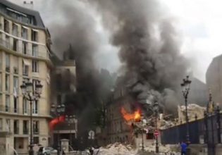 Έκρηξη στο Παρίσι: Κτίρια τυλίχθηκαν στις φλόγες – Τουλάχιστον 16 οι τραυματίες