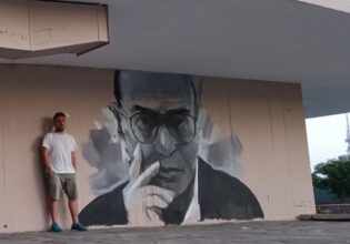 Θόδωρος Αγγελόπουλος: Εξαφανίστηκε το γκράφιτι στη μνήμη του μεγάλου δημιουργού από το ΑΠΘ