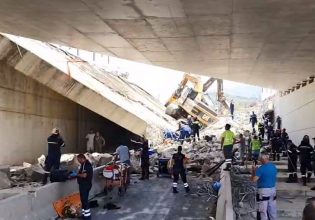 Τραγωδία στην Πάτρα: Ενας νεκρός και εγκλωβισμένοι μετά από την κατάρρευση γέφυρας