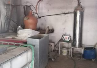 Illegal distillery in a house in Heraklion, Crete [images]