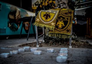 Μιχάλης Κατσουρής: Οι οπαδοί της Ζανκτ Παόυλι τίμησαν την μνήμη του με γκράφιτι