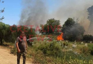 Φωτιά: Υπό έλεγχο οι πυρκαγιές σε Ηράκλειο και διόδια Ωραιοκάστρου