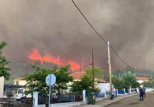 Φωτιά στη Ροδόπη: Κάηκαν σπίτια σε Σώστη, Πολύανθο και Ληνό