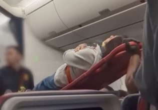 Ιταλία: Τρομακτικό βίντεο από την πτήση με τις αναταράξεις – 11 τραυματίες