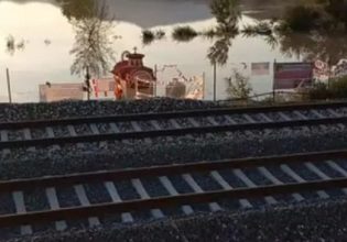 Τέμπη: Ο υπερχειλισμένος Πηνειός απειλεί το μνημείο για τα θύματα της σιδηροδρομικής τραγωδίας