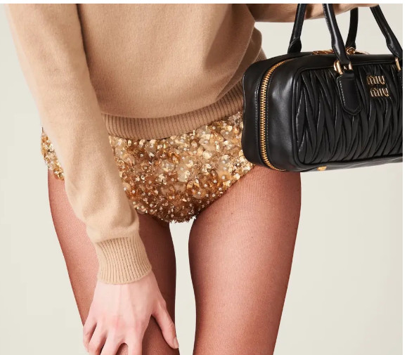 Ladies, would you like the $5,600 pussy-itching Miu Miu sequin