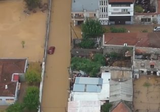 Κακοκαιρία «Daniel»: Οι καταστροφικές πλημμύρες στον Βόλο από ψηλά