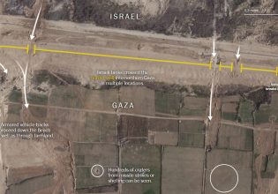 Πόλεμος Ισραήλ – Χαμάς: Η έκταση της ισραηλινής εισβολής στη Γάζα μέσα από δορυφορικές εικόνες